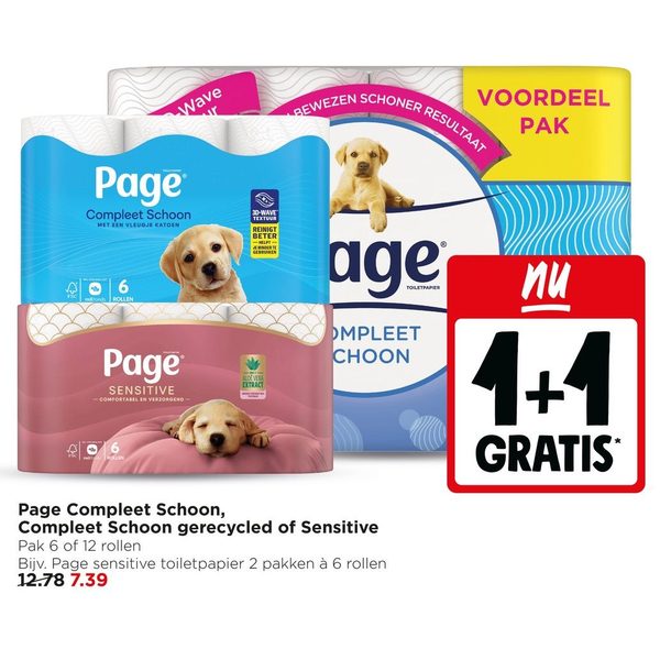 Page Compleet Schoon, Compleet Schoon gerecycled of Sensitive
