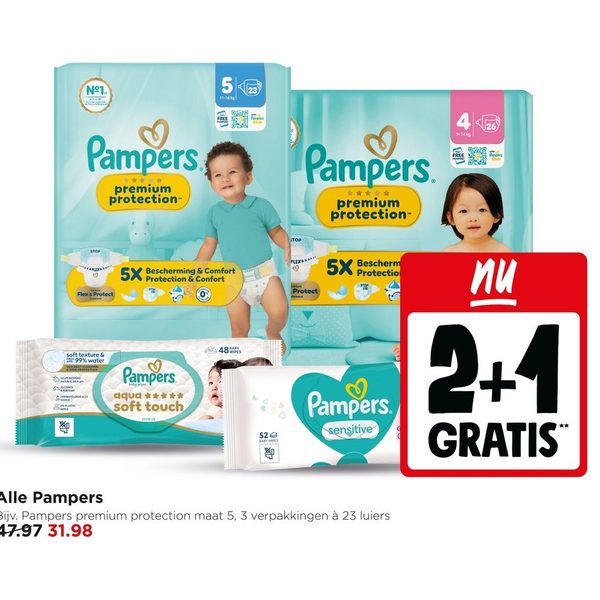 Pampers Luiers en Doekjes
