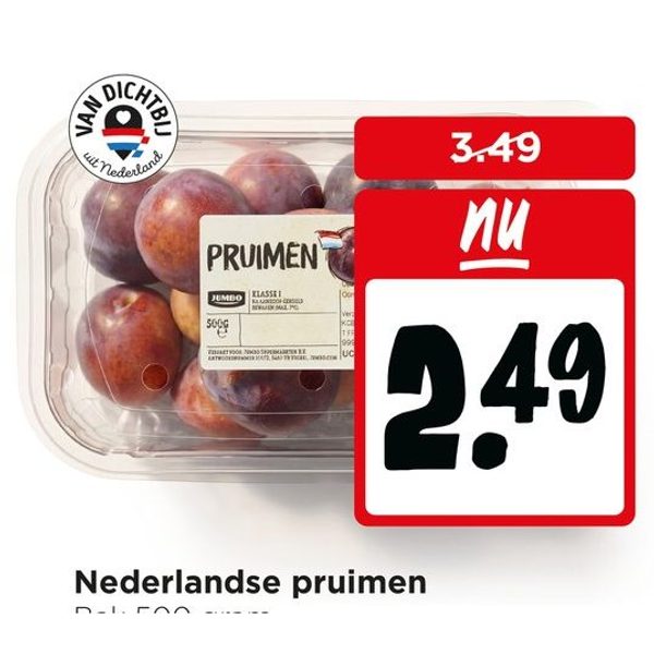 Nederlandse pruimen
