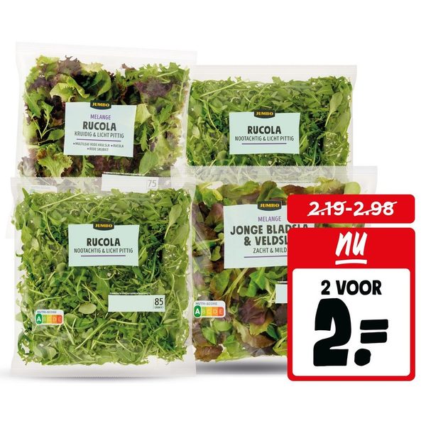 Rucola of rucola melanges