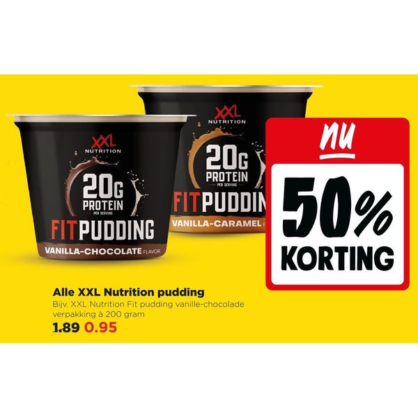 Alle XXL Nutrition pudding
