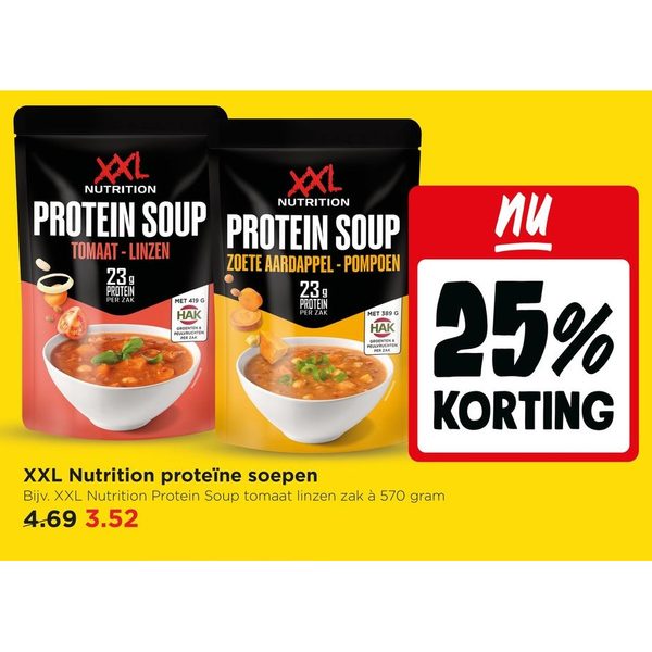 XXL Nutrition proteïne soepen