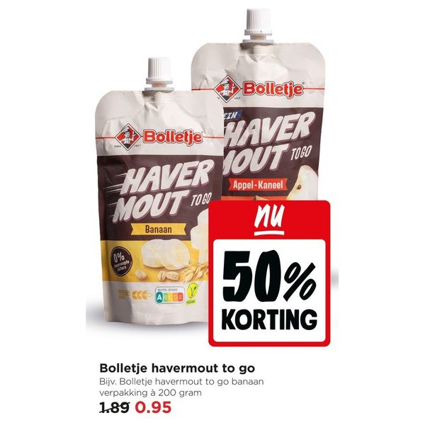 Bolletje havermout to go