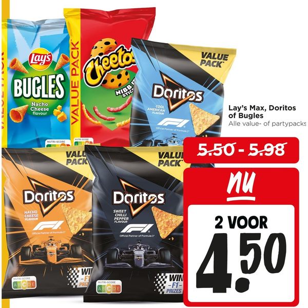 Lay's Max, Doritos of Bugles