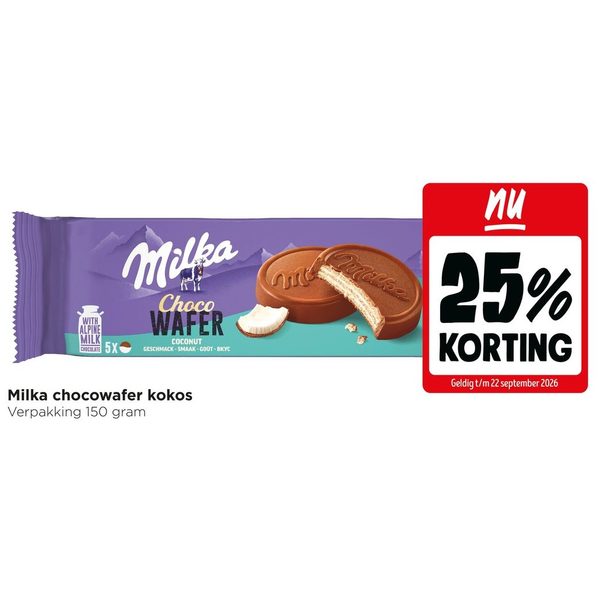 Milka chocowafer kokos