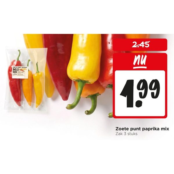 Zoete punt paprika mix