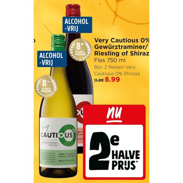 Very Cautious 0% Gewürztraminer/Riesling of Shiraz