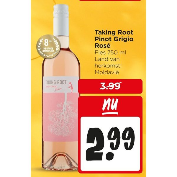 Taking Root Pinot Grigio Rosé
