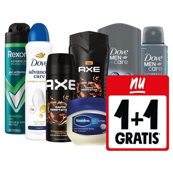 Alle Dove, Axe, Rexona of Vaseline