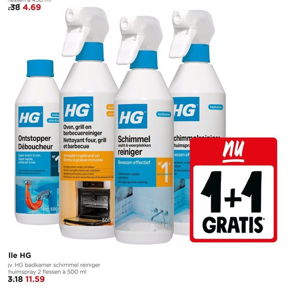 HG schoonmaakmiddelen
