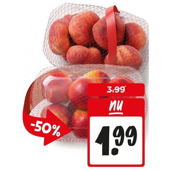 Nectarines of wilde perziken