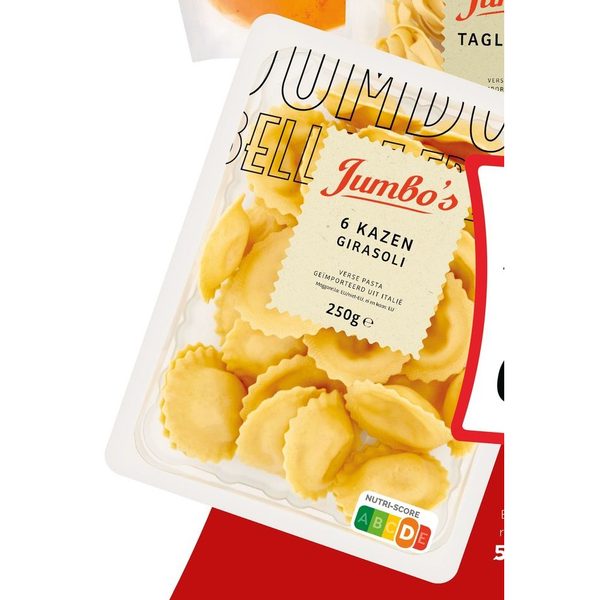 Alle Jumbo's verse pasta's of pastasauzen