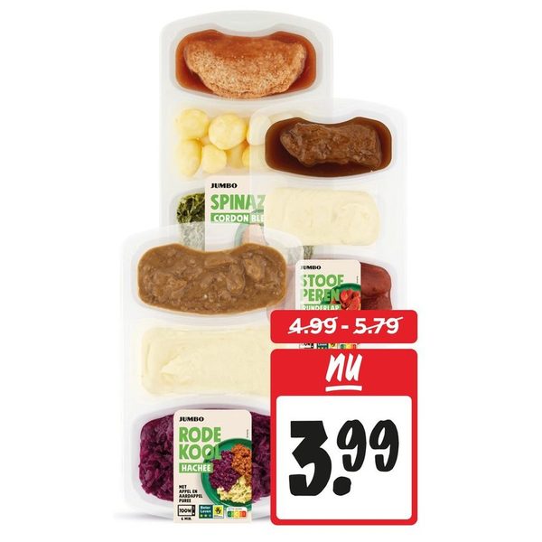 Alle Hollandse 3-vaks-maaltijden
