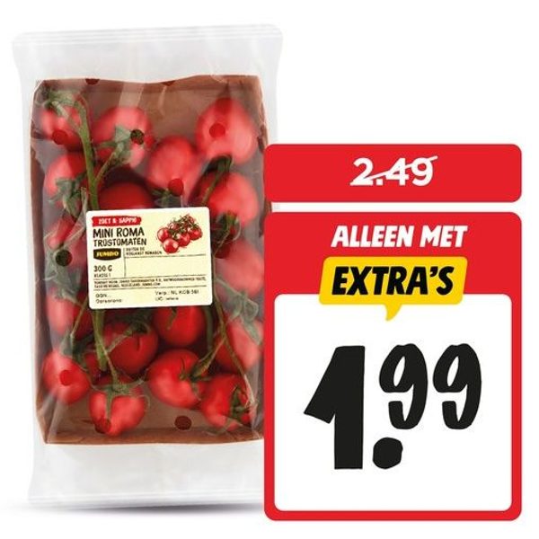 Mini Roma trostomaatjes