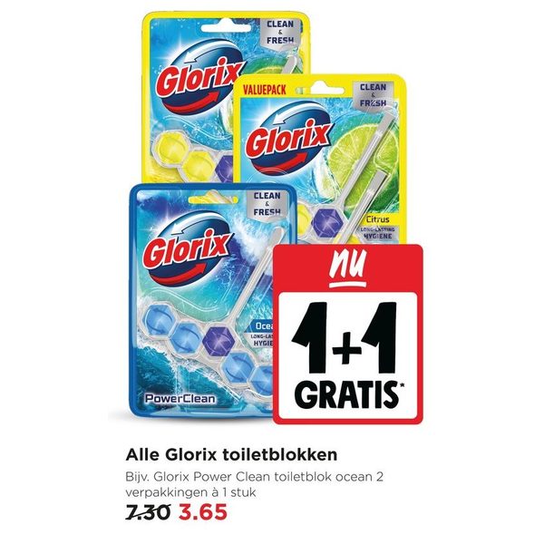 Glorix toiletblokken