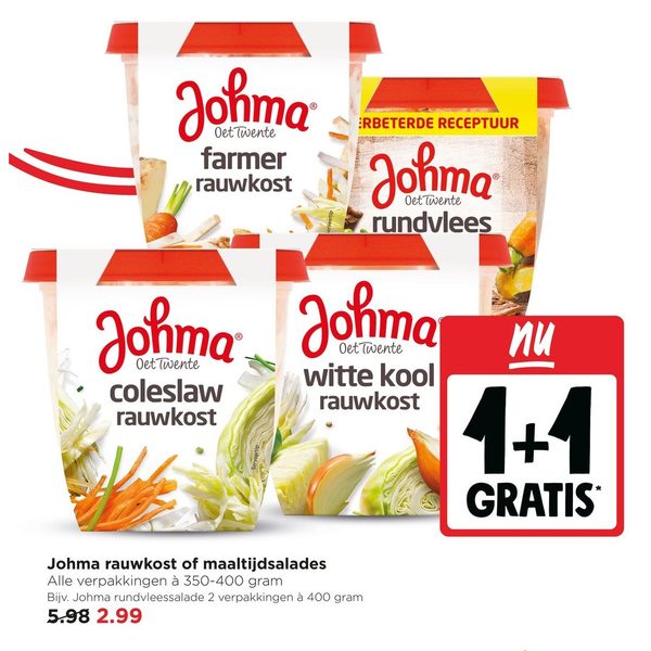 Johma rauwkost of maaltijdsalades