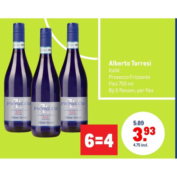 Alberto Torresi Prosecco Frizzante