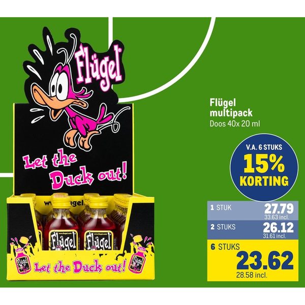 Flügel multipack