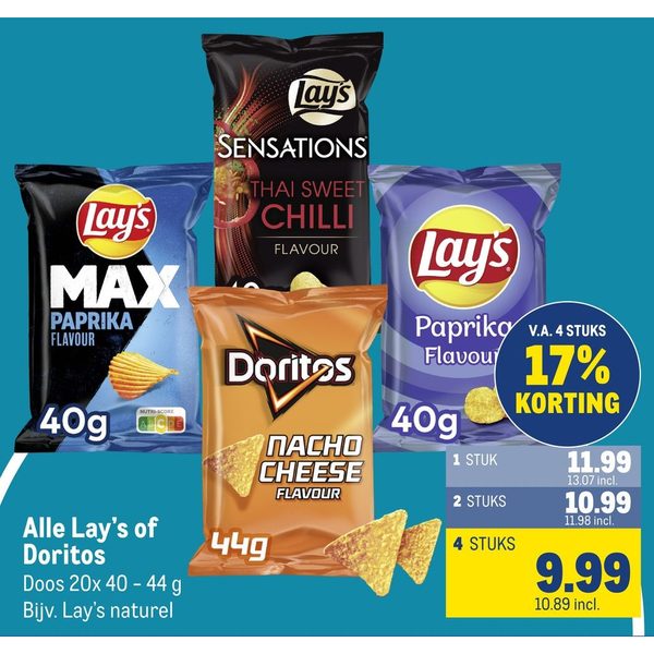 Alle Lay's of Doritos