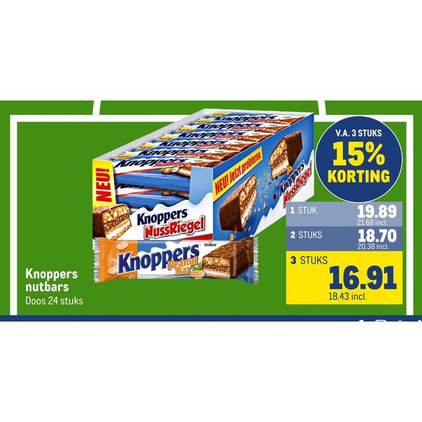 NussRiegel Peanut Bar