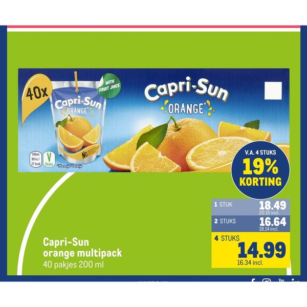 Capri-Sun orange multipack