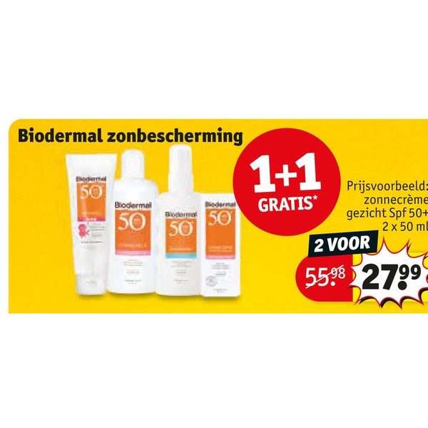 Biodermal zonbescherming