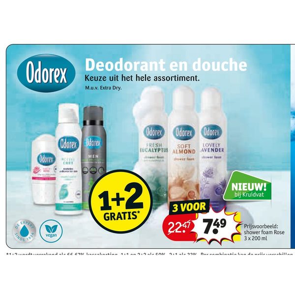 Deodorant en douche (assortiment)