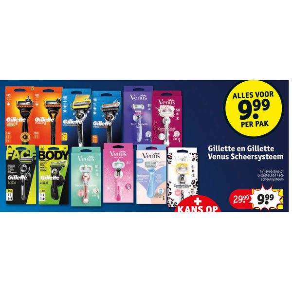 Gillette en Gillette Venus Scheersysteem