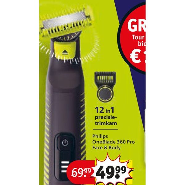 OneBlade 360 Pro Face & Body 12 in 1