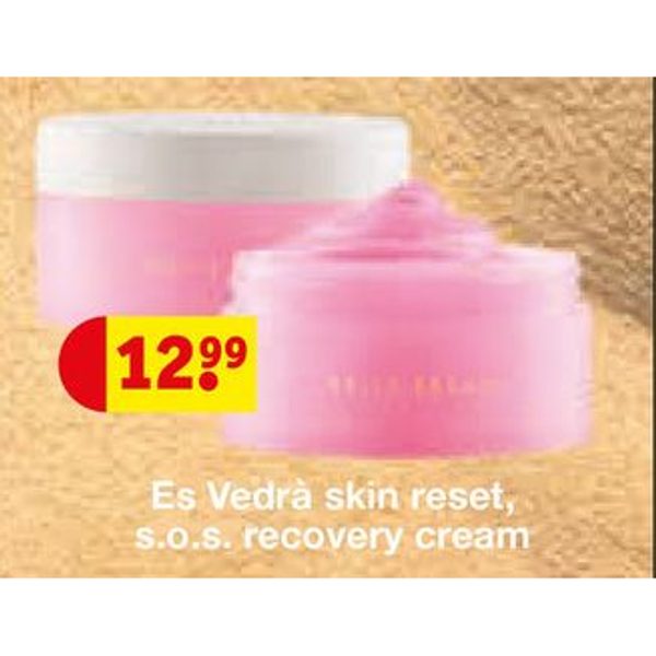 Es Vedrà skin reset, s.o.s. recovery cream