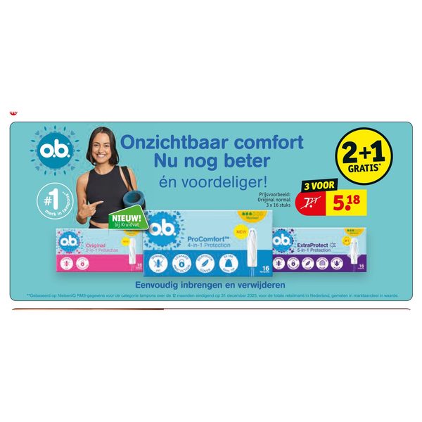 Tampons (Original, ProComfort, ExtraProtect)