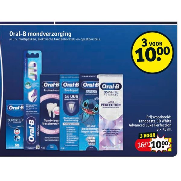 Oral-B mondverzorging (tandpasta)