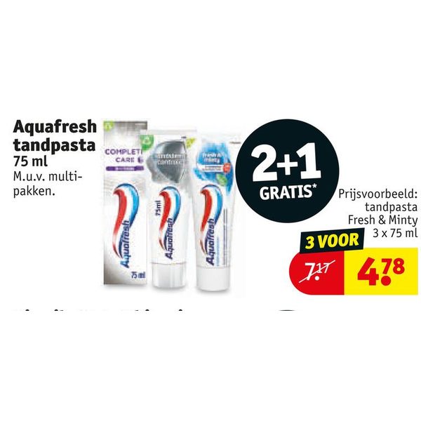Aquafresh tandpasta