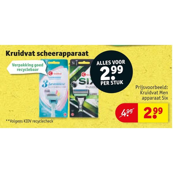 Kruidvat scheerapparaat
