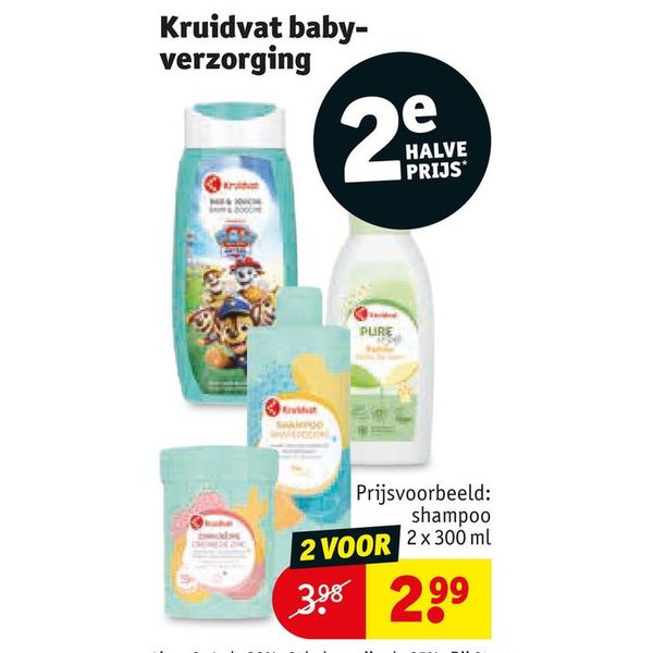 Kruidvat babyverzorging
