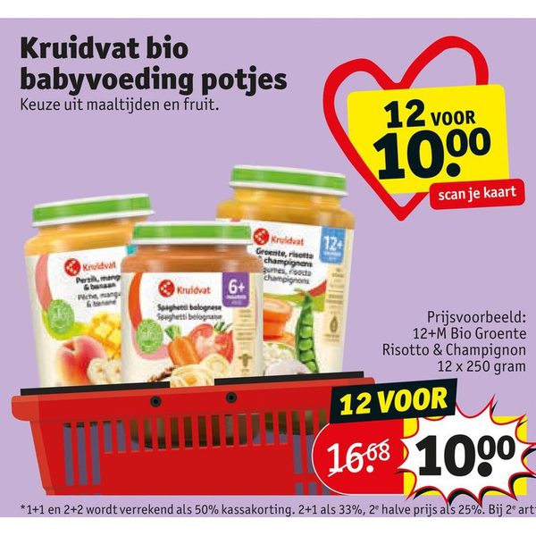 Kruidvat bio babyvoeding
