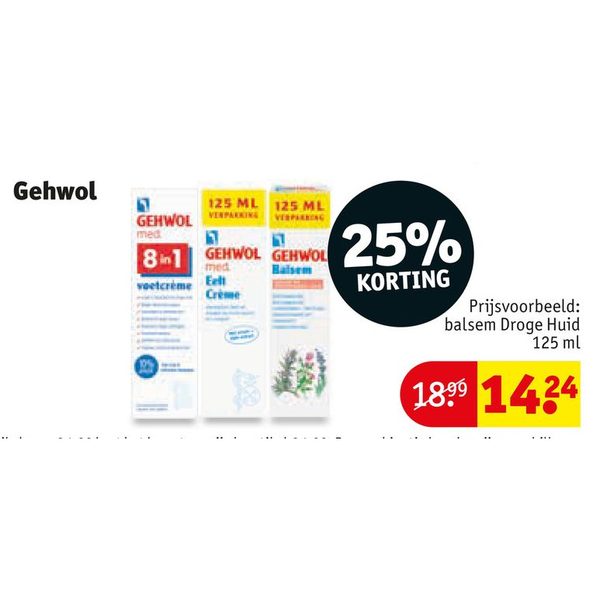 Gehwol balsem Droge Huid