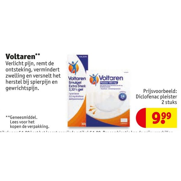 Diclofenac pleister