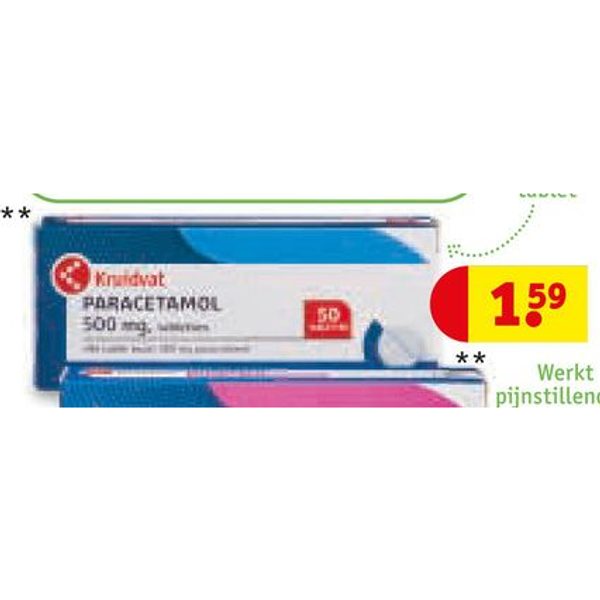 Kruidvat Paracetamol 500mg