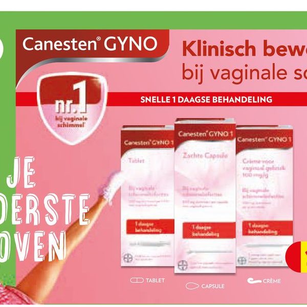 Canesten Gyno 1 daagse behandeling