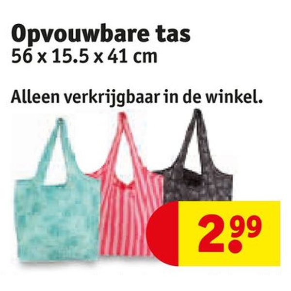 Opvouwbare tas