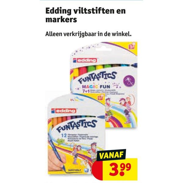 Edding viltstiften en markers