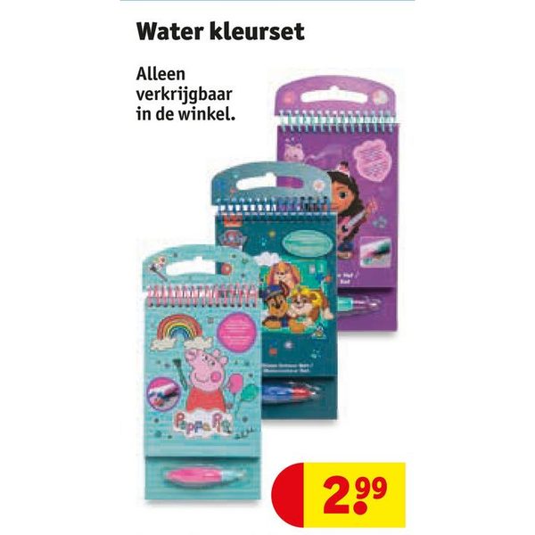 Water kleurset