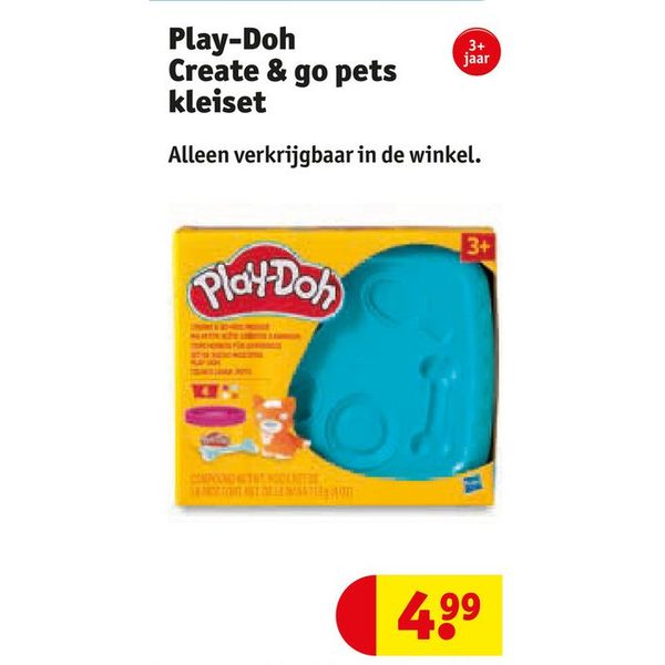 Play-Doh Create & go pets kleiset