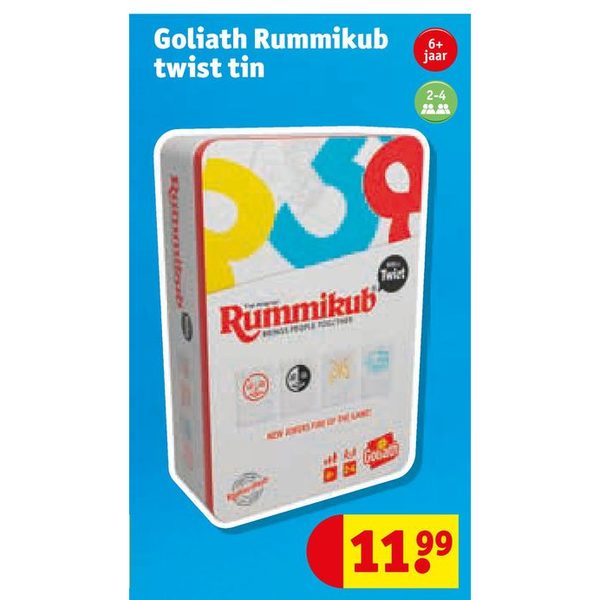 Goliath Rummikub twist tin