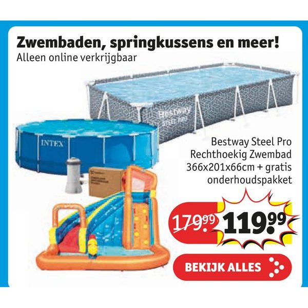Bestway Steel Pro Rechthoekig Zwembad