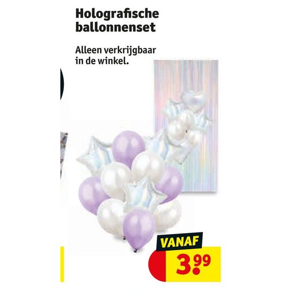 Holografische ballonnenset