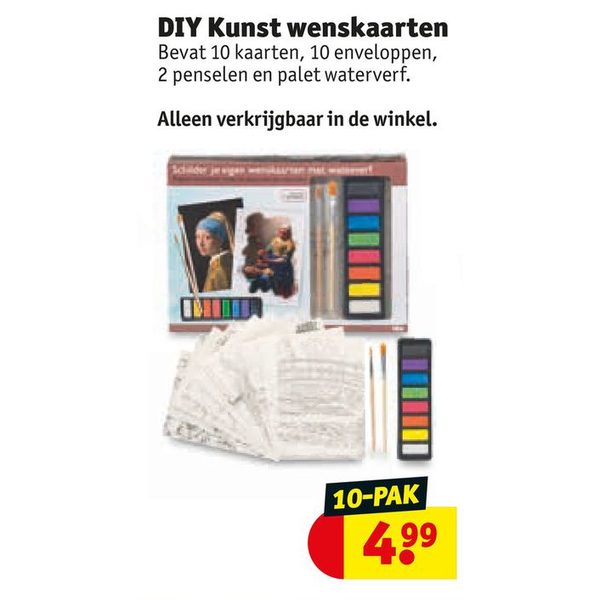 DIY Kunst wenskaarten