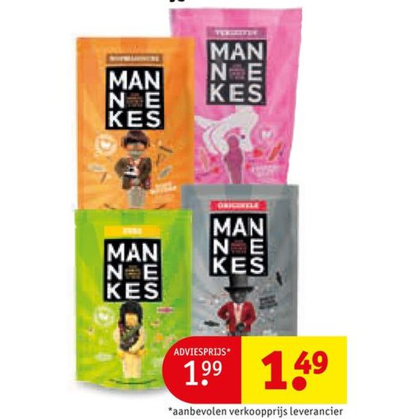 Mannekes drop en snoep