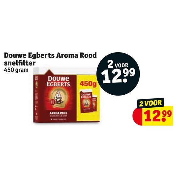 Douwe Egberts Aroma Rood snelfilter